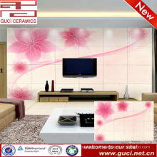 3D flower design Living room TV background ceramic wall tile